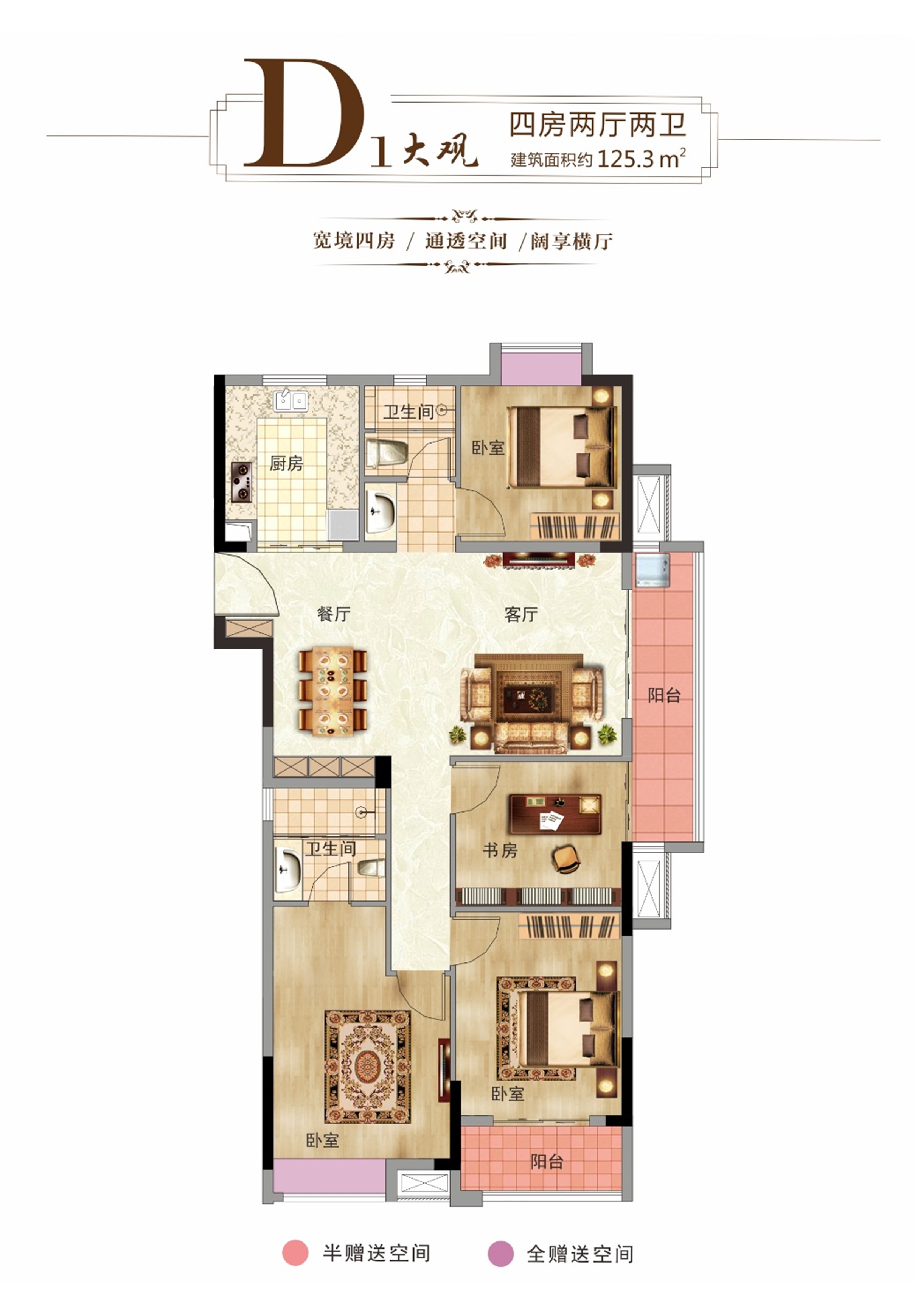 D1戶(hù)型125㎡